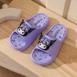 Sanrio Hello Kitty Kuromi My Melody Indoor Slippers Ladies Family Home Cute Cartoon Anime Kawaii Super Extra Soft Anti Slip Gift