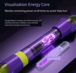 HERO P208 Magnetic Fountain Pen Mini Spaceship Galaxy Explore Cute Aesthetic Replaceable Ink Cartridges Student Calligraphy Pen
