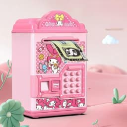 Sanrio New Hello Kitty Kuromi My Melody Cinnamoroll Kawaii Anime Cartoon Piggy Bank Good Looks Sense of Luxury Household Use