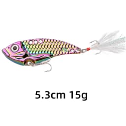 1/5pcs/lot Wobbler Lures 3g/10g/15g Metal Vib Fishing Lure Set Sinking Hard Metal VIB Sea Fishing Lures Artificial Pesca Bait