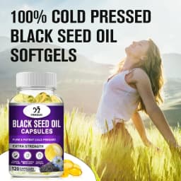 Yimiduk Premium Black Seed Oil Supplement, for Overall Wellness & Vitality, Joint & Brain Health & Immune System, Anti Aging