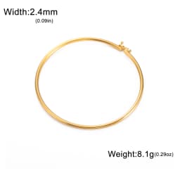 Cazador Stainless Steel Bracelet for Women Gold Plated Bangles Waterproof Jewelry Party Wedding Birthday Gift 2026 Trendy New