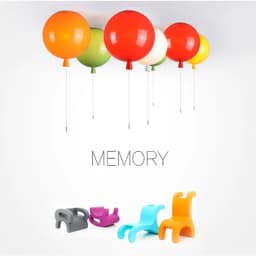 Modern Colorful Balloon Ceiling Lamp For Bedroom Children's Room Nordic Home Decor Luminaries E27 Acrylic Ceiling Light Fixtures