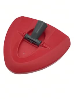 1*Extendable Spin Mop Handle + 1*Triangle Base Compatible with O-Cedar and Vileda, Replacement Parts Fits For 1 Tank System