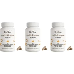 Docteat Nattokinase 12000 FU with CoQ10 Bromelain Turmeric Supports Healthy Blood Flow and Antioxidant Defense 60 Capsules