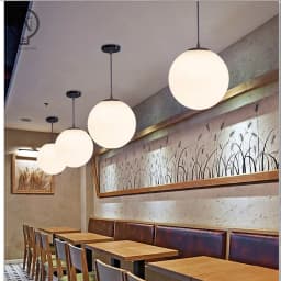 Gold/Black/silv Glass Ball Pendant Lights White Globe Hanging Lamps Bar Restaurant Deco Luminaire Bedroom Light E27 Pendant Lamp