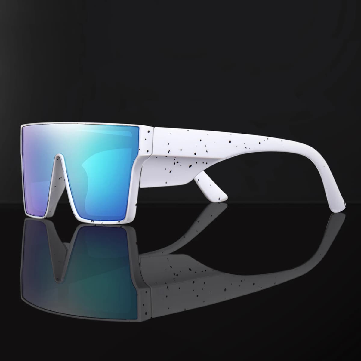 Big Frame Colorful Lens UV400 Cycling Sunglasses Hiking Running Driving Outdoor Sports Glasses for Men Women as Gifts Festival