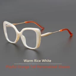 New Minimalist Anti Blue Light Flat Glasses Protective Goggles That Can Also Be Worn Without Makeup Decorative Metal Glasses