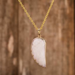 Luxury Flash Labradorite Angel Wing Pendant Necklaces Women Fashion Rainbow Fluorite Choker Necklace Jewelry Gifts Wholesales
