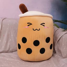 72cm Large Size Milk Tea Pillow Soft Stuffed Plush Toys Boba Tea Plushie Toy For Kids Toys Birthday Gifts