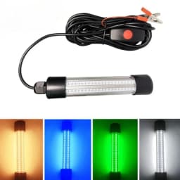 1PC LED Fish Lure Light Set Fish IP68 Waterproof Raft Fishing Copy Net Light Green Light Fishing Supplies Tools Accessories