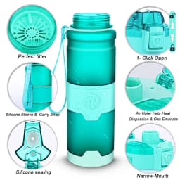ZORRI Water Bottles Sport BPA Free Portable Leak-proof Gym Outdoor Travel Hiking Bicycle Bottle Water Gourds Garrafas De Agua