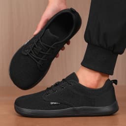 Unique Mesh Sports Shoes Flexible Wide Toe Breathable Minimalist Walking Shoes Outdoor Activities Tennis Foldable Men's Shoes
