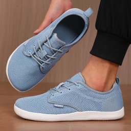 Unique Mesh Sports Shoes Flexible Wide Toe Breathable Minimalist Walking Shoes Outdoor Activities Tennis Foldable Men's Shoes
