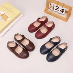 AS Kids Shoes Children Brand Shoes Baby Girls Leather Shoes Toddler Princess Flats Boys Brouge Oxford Soft Platform Mary Jane