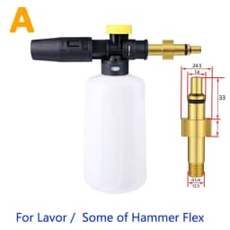 750ml Car Wash Snow Foam Spear For Karcher Huter Nilfisk Parkside Lavor Daewoo High Pressure Washing Machine Water Gun PA Pot