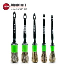 AUTOBRIGHT Car Wash Brush Set 5pcs Cleaning Brush Set Air Outlet Soft Bristle Interior Detail Brush Acid and Alkali Resistant