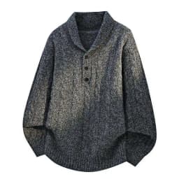 Legible Autumn and Winter Casual Sweaters Men Round Neck Collar Knitted Pullovers Male Loose Sweater Man