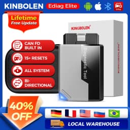 KINGBOLEN EDIAG Elite OBD2 Scanner Bluetooth, 15 Resets Read/Clear Fault Code PK THINKDIAG Car Diagnostic Scan Tool Lifetime Fre