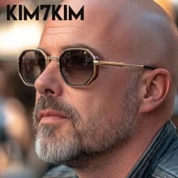 Steampunk Vintage Polygon Sunglasses Men 2026 Luxury Designer Geometric Metal Frame Retro Sun Glasses Gradient Trendy Eyewear