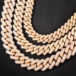 8mm 10mm 12mm Miami Cuban Chain Necklace For Men Women Iced Out Zircon Hip Hop Link Gold Silver Color Fashion Rock Jewelry