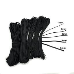 Paracord 1mm/2mm/3mm/4mm/5mm Diameter Parachute Rope Climbing Camping Survival Gear Parachute Rope Bracelet DIY Jewelry Findings