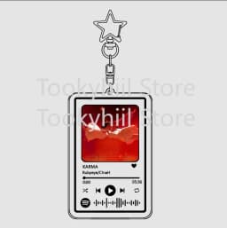 Popular 26 Songs Alien Stage Music Keychain Original Soundtrack LUKA Women Accessory Bag Pendant Playlist Code KeyIng Fans Gift
