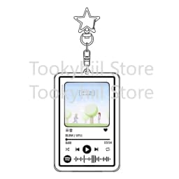 Popular 26 Songs Alien Stage Music Keychain Original Soundtrack LUKA Women Accessory Bag Pendant Playlist Code KeyIng Fans Gift