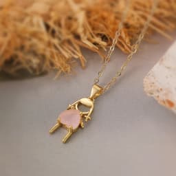 INS Design Girls/Boys Pendant Necklace For Women Girls,Stainless Steel Chain,Cubic Zirconia Accessories Party Vacation Jewelry