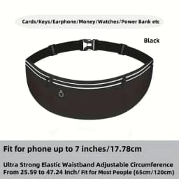 Lightweight Running Waist Bag Casual Belt Cycling Waist Pack Mobile Phone Bag Waterproof Gym Bags Sports Belt Hidden Fitness Bag
