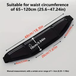 Lightweight Running Waist Bag Casual Belt Cycling Waist Pack Mobile Phone Bag Waterproof Gym Bags Sports Belt Hidden Fitness Bag