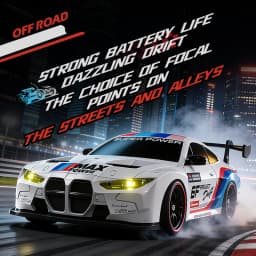 Oike 4WD Remote Control Drift Car 1:24 Mini Remote Control Racing Car Model 2.4G Radio High Speed 4X4 RC Car Vehicle Toy