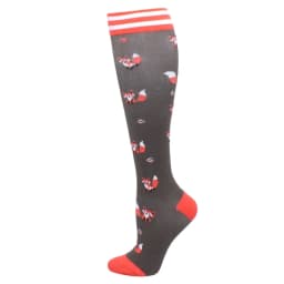 Men's Running Compression Socks Basketball Cycling Socks Medical Prevention Varicocele Travel Cute pattern