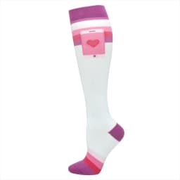 Men's Running Compression Socks Basketball Cycling Socks Medical Prevention Varicocele Travel Cute pattern