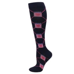 Men's Running Compression Socks Basketball Cycling Socks Medical Prevention Varicocele Travel Cute pattern