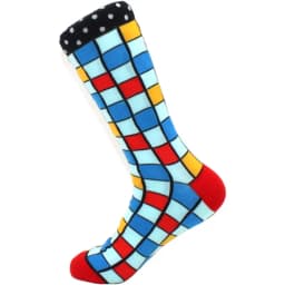 Men's hip hop harajuku socks polka dot alien skateboard checkered animal medium cut funny socks