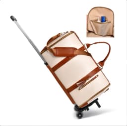 Women Rolling Garment Bags for Travel Handbag with Wheels Women Carry On Garment Duffel Bag Suit Travel Rolling Trave Duffle Bag