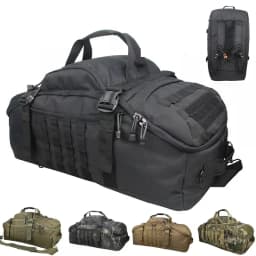 25L 45L 80L Sport Travel Bag Molle Tactical Backpack Gym Fitness Bag Large Duffle Bags for Camping Hunting Fishing