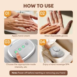 Electric Hand Massager Compress Airbag Finger Massage Glove Air Pressure Kneading Thumb Acupoint Palm Massager Finger Masajeador