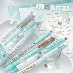 Strawberry Chocolate Series 0.5mm Gel Ink Pens Set Cute Student Ballpoint Pen Soft Grip Smooth Writing Office School Supplies