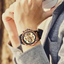 Wooden Watch for Men Fashion Men's Quartz Wristwatches Wood Watch Mens Wrist Watches Personalized Anniversary Gift for Husband