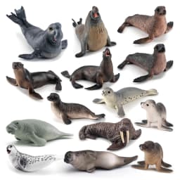 Realistic Dugong Manatee Walrus Sea Lion Fur Seal Ocean Sea Life Animals Model Action Figures Durable Education And Fun Play Toy