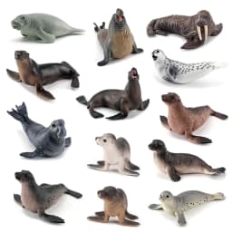Realistic Dugong Manatee Walrus Sea Lion Fur Seal Ocean Sea Life Animals Model Action Figures Durable Education And Fun Play Toy