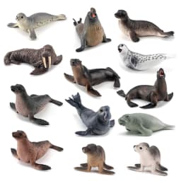 Realistic Dugong Manatee Walrus Sea Lion Fur Seal Ocean Sea Life Animals Model Action Figures Durable Education And Fun Play Toy