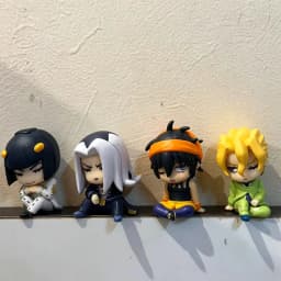 Original JoJo Bizarre Adventure Golden Wind Shoulder Zun Fig Vol.2 Sleeping Bucciarati Abbacchio Narancia Fugo Figure Gashapon