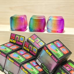Schylling NeeDoh Rainbow Cube Squishy Blind Box Toy CubeStress Relief Fingertip Release Toy Sensory Stress Reliever Toy