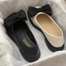 Women Bow Mary Janes Shoes Casual High Heels Shoes New Square Toe Sandals Fashion Lolita Shoes Loafers Walking Zapatos Mujer