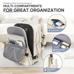 Men Women Air Vacuum Compression Travel Backpack 15.6in Laptop Backpack, Vacuum Clothing Storage Bag Airplane Cabin Backpack