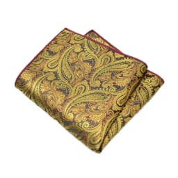 25cm Mens Classic Pocket Square Towel Polyester Paisley Striped Handkerchief Suit Shirt Accessories Wedding Party Navy Red Hanky
