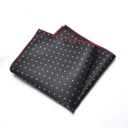 25cm Mens Classic Pocket Square Towel Polyester Paisley Striped Handkerchief Suit Shirt Accessories Wedding Party Navy Red Hanky